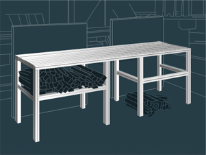 Industrial Aluminum Furniture